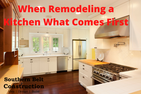 remodeling a kitchen