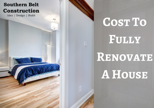 Cost to renovate a house